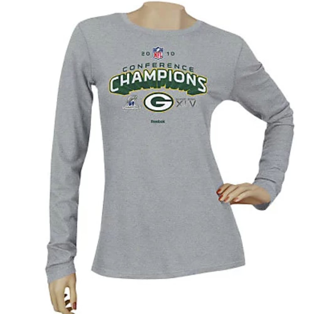 NFL Packers 2010 NFC Champs Women's LR Long Sleeve T-Shirt  12248